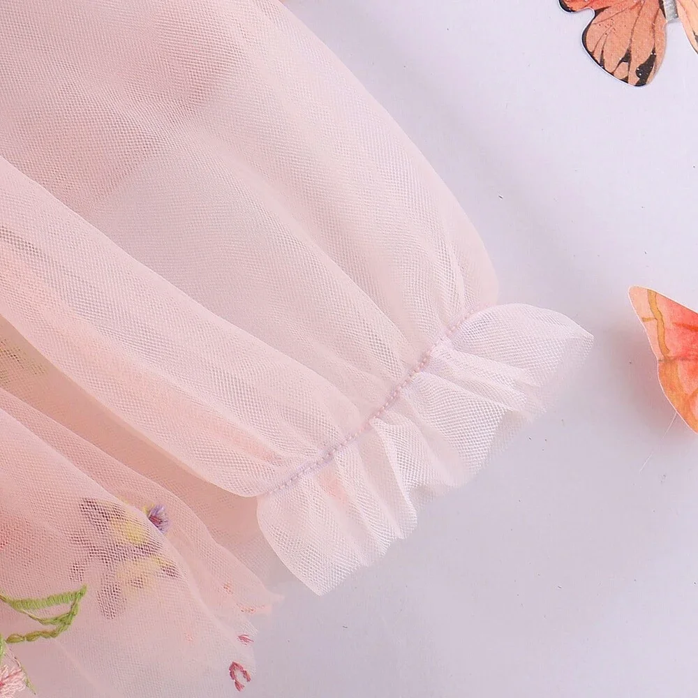 Dresses Baby Pink 1st First Birthday Party Dress Newborn Fairy Tulle 12-18M